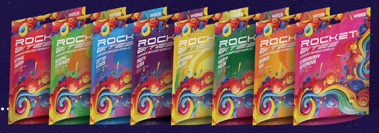 ROCKET BITES Gummies packaging